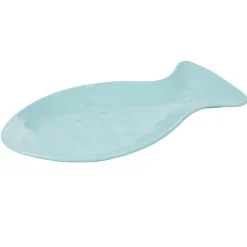 Gifi Assiette en forme de poisson bleu