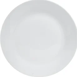 Gifi Assiette plate basique ronde blanche porcelaine