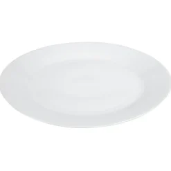 Gifi Assiette plate basique ronde blanche porcelaine