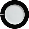 Gifi Assiette plate blanche et noire