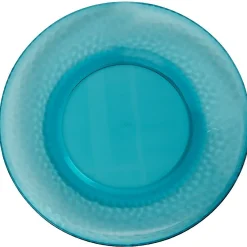 Gifi Assiette plate bleue martelé x4