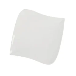 Gifi Assiette plate carrée blanche