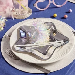 Gifi Assiette plate Colombe en porcelaine blanche Ø27,5cm