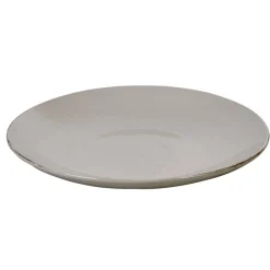 Gifi Assiette plate en faïence motif rosace forme ronde