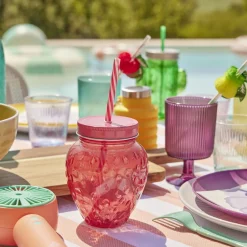 Gifi Assiette plate en plastique Ø23,5cm - 3 coloris