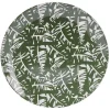Gifi Assiette plate en porcelaine décor exotique Ø16 cm