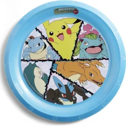 Gifi Assiette plate enfant Pokémon plastique Ø21cm