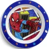 Gifi Assiette plate enfant Spiderman plastique Ø22cm