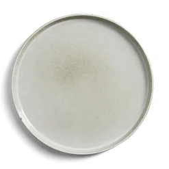 Gifi Assiette plate grès gris Ø27,5cm
