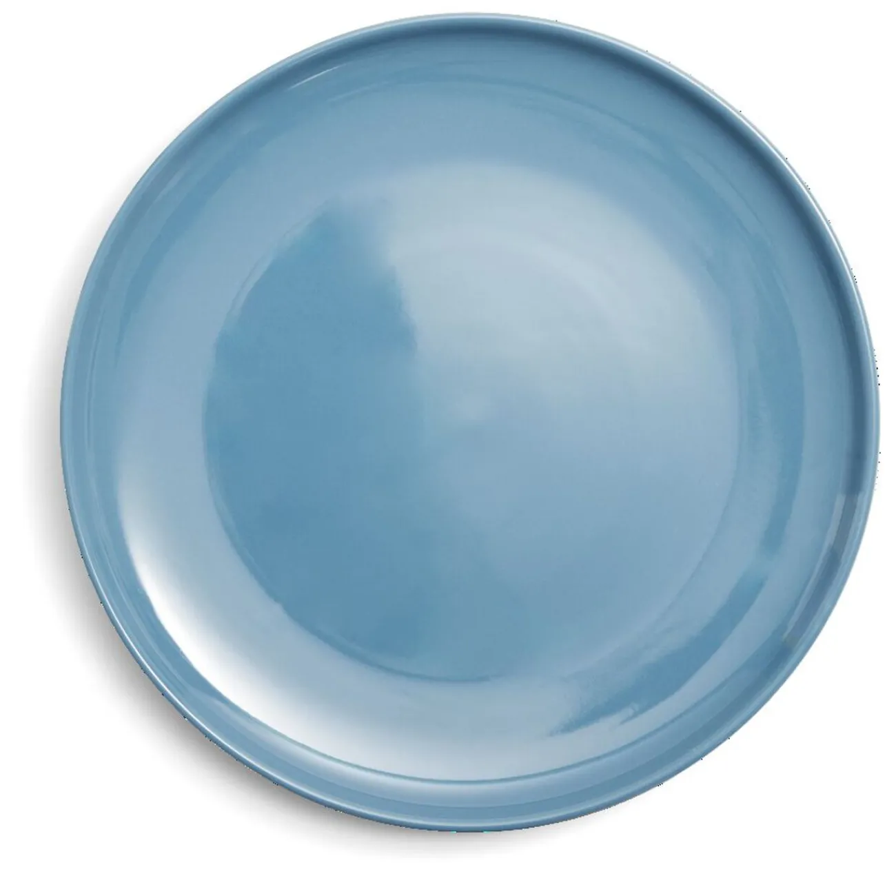 Gifi Assiette plate Oslo en grès bleu Ø27cm