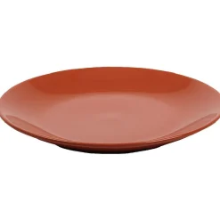 Gifi Assiette plate ronde corail unie