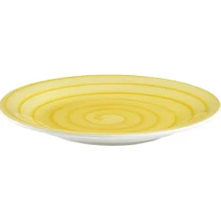 Gifi Assiette plate ronde déco spirale Ø25 cm