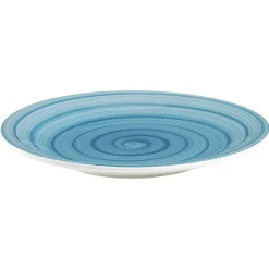 Gifi Assiette plate ronde déco spirale Ø25 cm