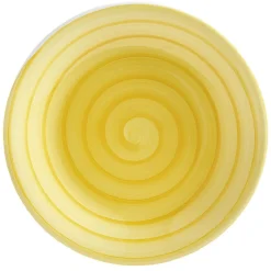 Gifi Assiette plate ronde déco spirale Ø25 cm