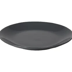 Gifi Assiette plate ronde grise unie