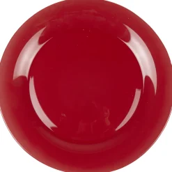 Gifi Assiette plate ronde Luminarc rouge Zana