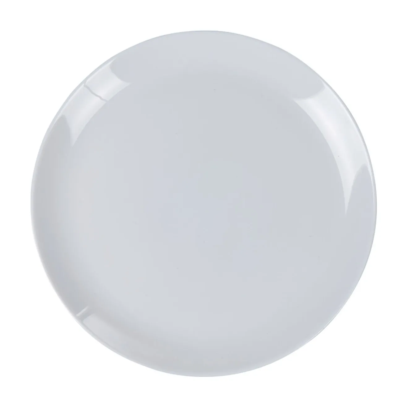 Gifi Assiette plate ronde Luminarc unie grise Diwali