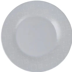 Gifi Assiette plate ronde Luminarc modèle Calicot gris