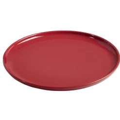 Gifi Assiette plate ronde Oslo rouge