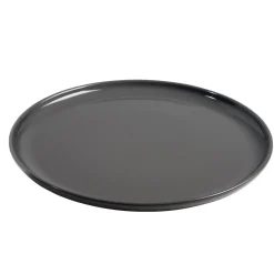 Gifi Assiette plate ronde Oslo grise