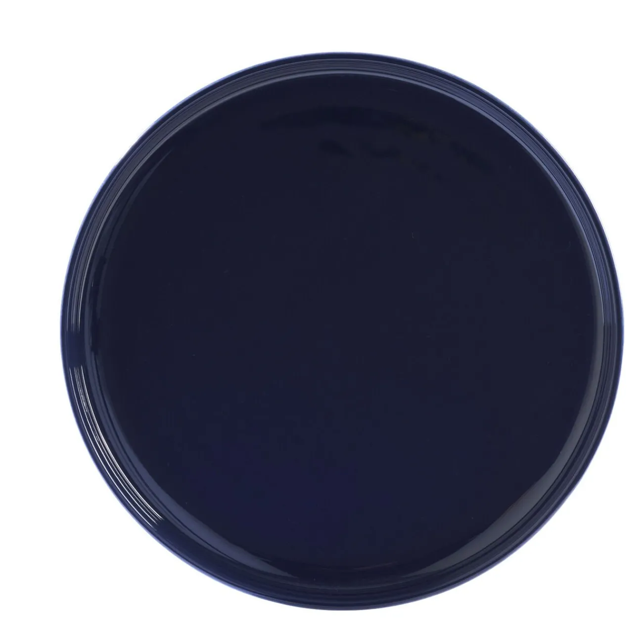 Gifi Assiette plate ronde Oslo bleue