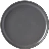 Gifi Assiette plate ronde uni gris mat