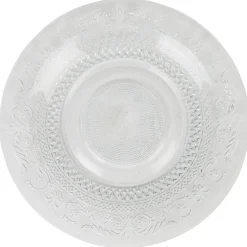 Gifi Assiette plate transparente ciselée