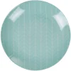 Gifi Assiette plate vert d'eau collection Crazy