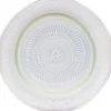 Gifi Assiette ronde plate décor ciselé design irisé