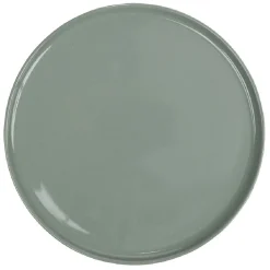 Gifi Assiette ronde plate Nordic porcelaine vert