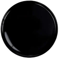 Gifi Assiette ronde plate Nordic porcelaine noir