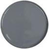 Gifi Assiette ronde plate Nordic porcelaine gris