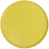 Gifi Assiette ronde plate Nordic porcelaine jaune