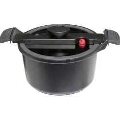 Gifi Autocuiseur basse pression Russell Hobbs noir et rouge 5L