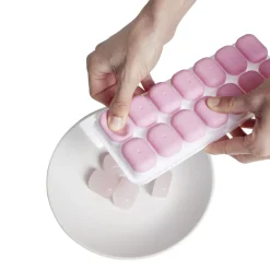 Gifi Bac à 14 glaçons avec couvercle 21x8cm - 3 coloris