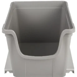 Gifi Rangement|Bac à bec empilable taupe 14 L