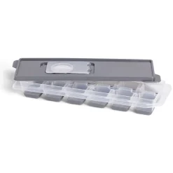 Gifi Bac à glaçons avec couvercle en silicone L.26,5x9cm