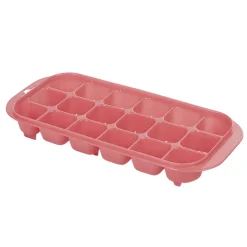 Gifi Bac à glaçons en plastique rose 18 compartiments x2