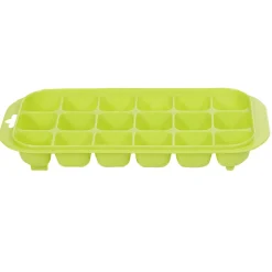 Gifi Bac à glaçons en plastique vert 18 compartiments x2