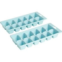 Gifi Bac à glaçons en plastique vert x2