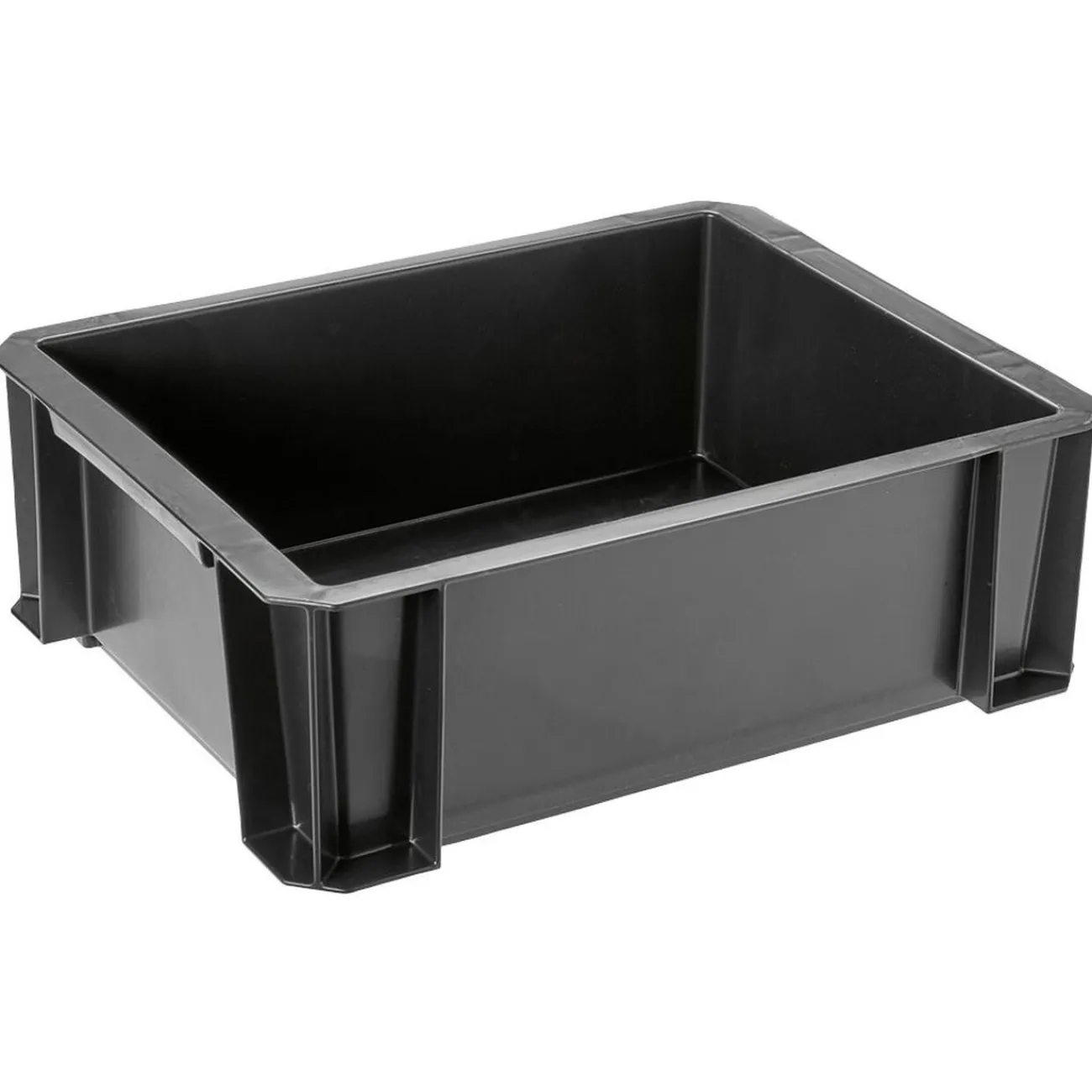 Gifi Rangement|Bac de manutention noir 8L