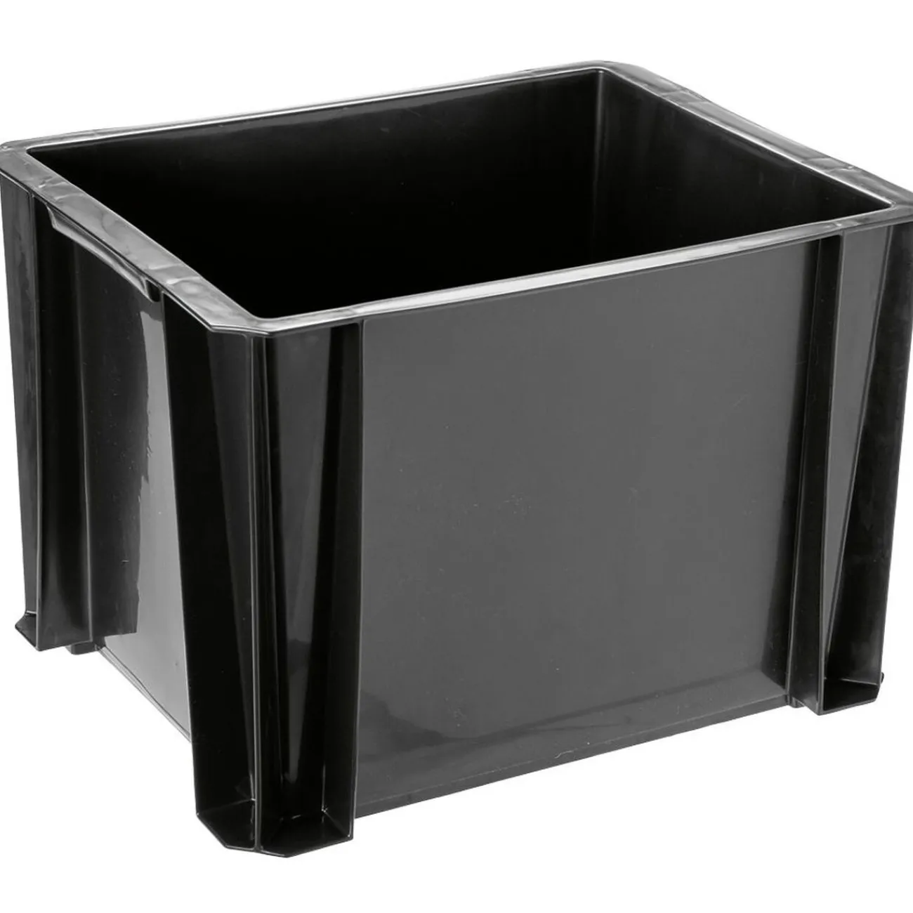 Gifi Rangement|Bac de manutention noir 16L