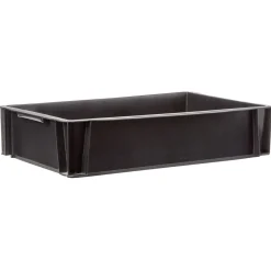 Gifi Rangement|Bac de manutention noir 18L