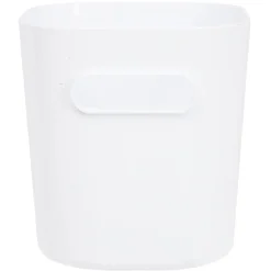 Gifi Aménagement Salle De Bain^Bac de rangement avec poignée blanc