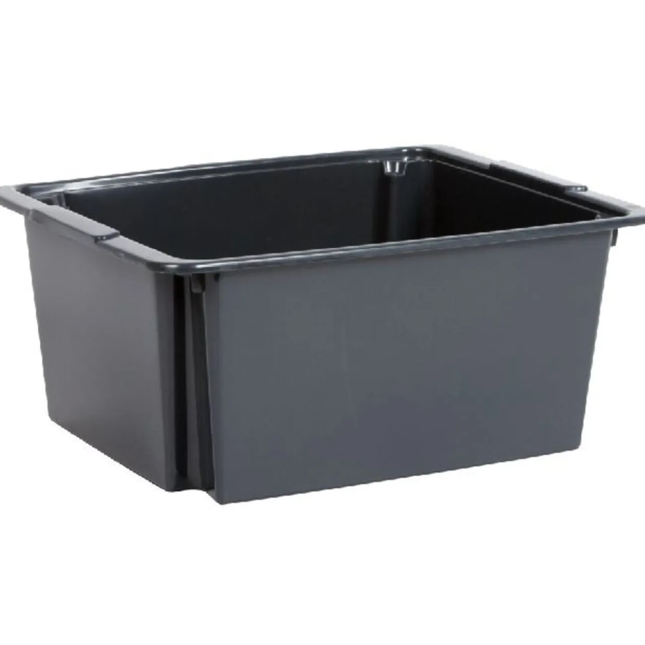 Gifi Rangement|Bac de rangement gris 22 L