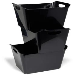 Gifi Rangement|Bac de rangement 18L x3