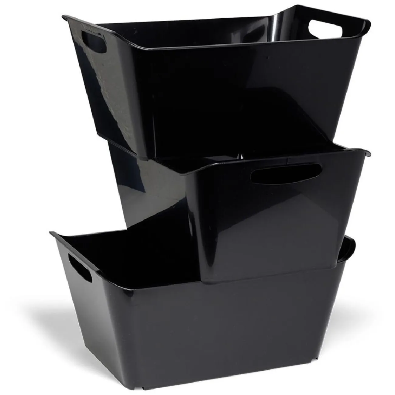 Gifi Rangement|Bac de rangement 18L x3