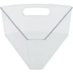 Gifi Bac de rangement triangulaire transparent pour frigo 3L