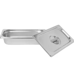 Gifi Bac inox avec couvercle préparation conservation L.32,5 cm