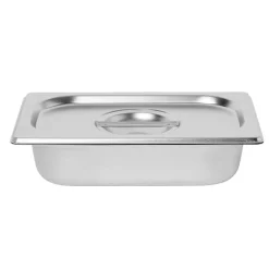 Gifi Bac inox avec couvercle préparation conservation L.26,5 cm